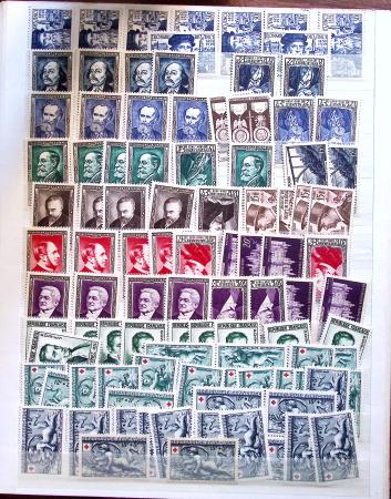 1849-1992 Collection de timbres neufs de France en