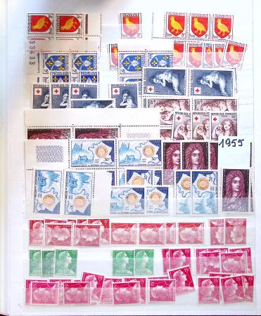 1849-1992 Collection de timbres neufs de France en