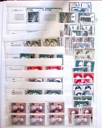 1849-1992 Collection de timbres neufs de France en