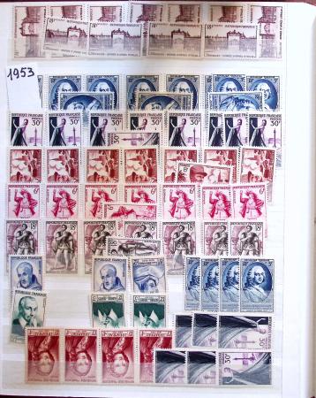 1849-1992 Collection de timbres neufs de France en