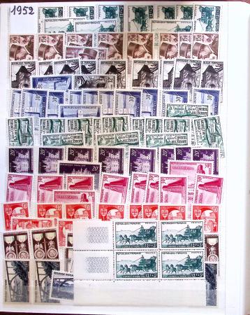 1849-1992 Collection de timbres neufs de France en