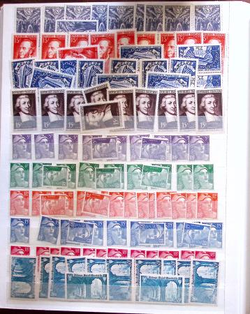 1849-1992 Collection de timbres neufs de France en