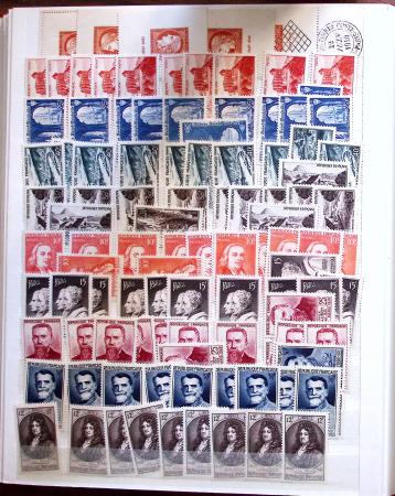 1849-1992 Collection de timbres neufs de France en