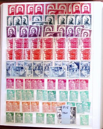 1849-1992 Collection de timbres neufs de France en