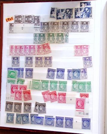 1849-1992 Collection de timbres neufs de France en