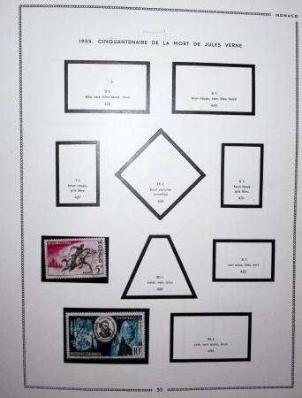 1885-1992, Deux collections de timbres neufs de Monaco,