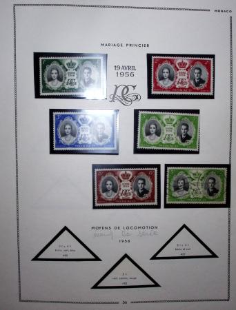 1885-1992, Deux collections de timbres neufs de Monaco,