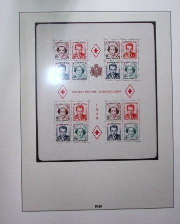 1885-1992, Deux collections de timbres neufs de Monaco,