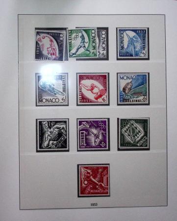 1885-1992, Deux collections de timbres neufs de Monaco,