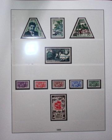 1885-1992, Deux collections de timbres neufs de Monaco,