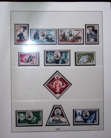 1885-1992, Deux collections de timbres neufs de Monaco,