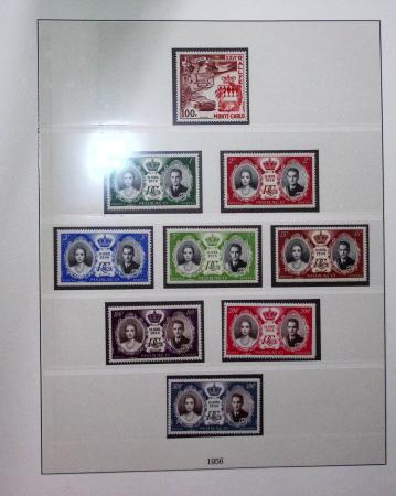 1885-1992, Deux collections de timbres neufs de Monaco,