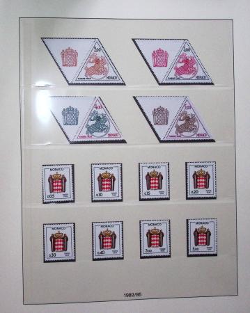 1885-1992, Deux collections de timbres neufs de Monaco,