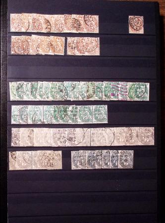 1849-1930, Très joli lot d'oblitérés de France, avec