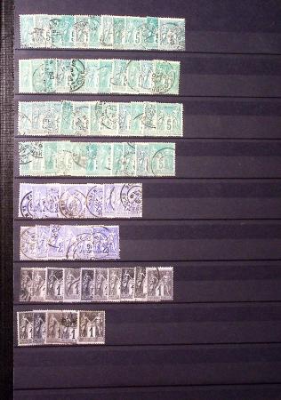 1849-1930, Très joli lot d'oblitérés de France, avec