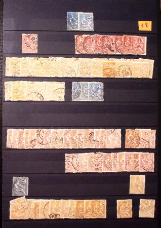 1849-1930, Très joli lot d'oblitérés de France, avec