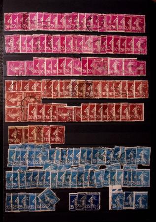 1849-1930, Très joli lot d'oblitérés de France, avec