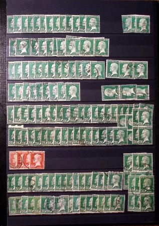 1849-1930, Très joli lot d'oblitérés de France, avec