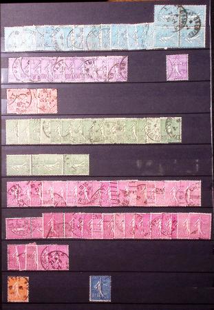 1849-1930, Très joli lot d'oblitérés de France, avec