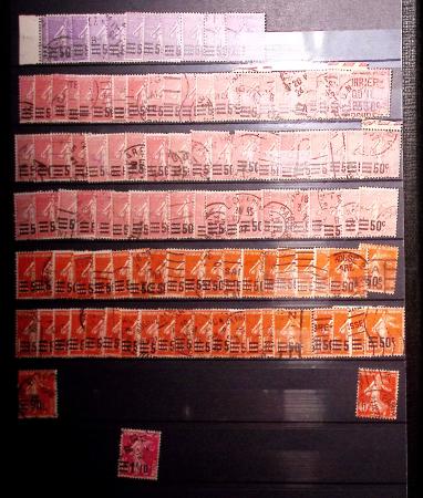 1849-1930, Très joli lot d'oblitérés de France, avec
