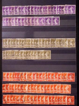1849-1930, Très joli lot d'oblitérés de France, avec