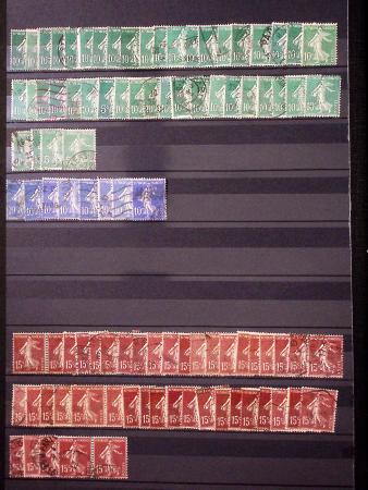 1849-1930, Très joli lot d'oblitérés de France, avec