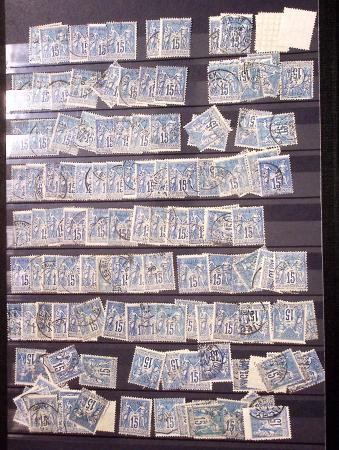 1849-1930, Très joli lot d'oblitérés de France, avec