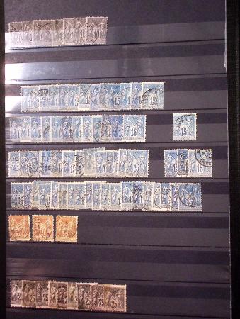 1849-1930, Très joli lot d'oblitérés de France, avec