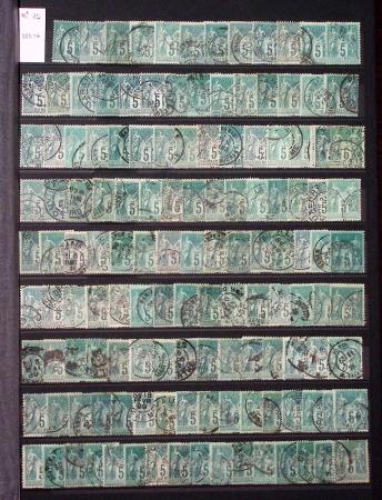 1849-1930, Très joli lot d'oblitérés de France, avec