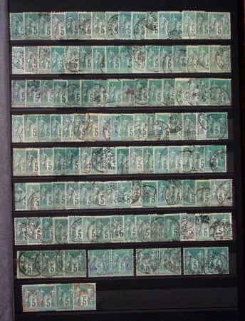 1849-1930, Très joli lot d'oblitérés de France, avec