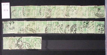 1849-1930, Très joli lot d'oblitérés de France, avec