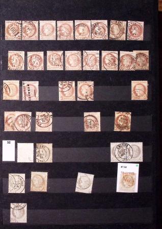 1849-1930, Très joli lot d'oblitérés de France, avec