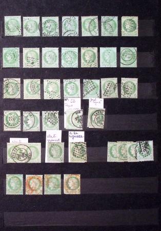1849-1930, Très joli lot d'oblitérés de France, avec