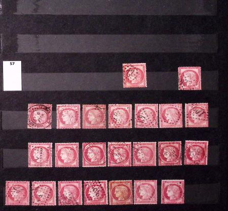 1849-1930, Très joli lot d'oblitérés de France, avec