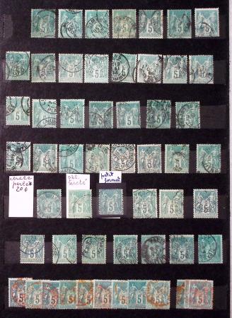 1849-1930, Très joli lot d'oblitérés de France, avec
