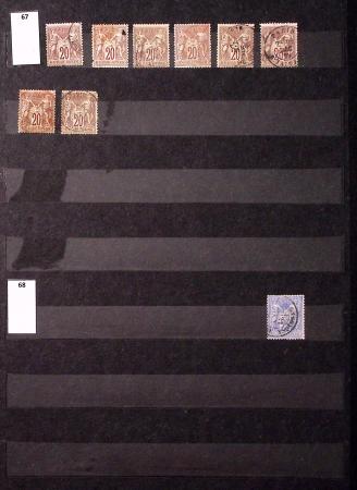 1849-1930, Très joli lot d'oblitérés de France, avec