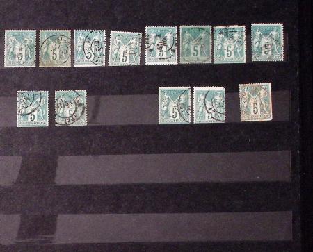 1849-1930, Très joli lot d'oblitérés de France, avec