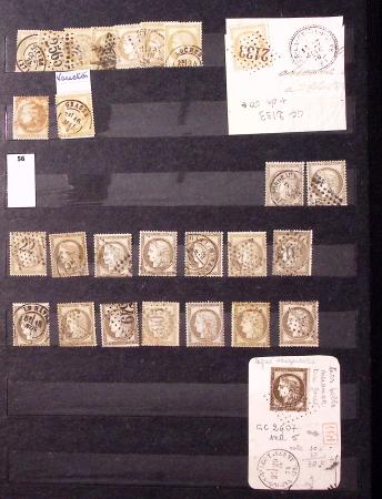 1849-1930, Très joli lot d'oblitérés de France, avec