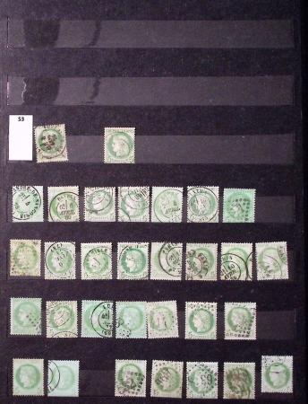 1849-1930, Très joli lot d'oblitérés de France, avec