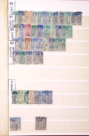 1849-1930, Très joli lot d'oblitérés de France, avec