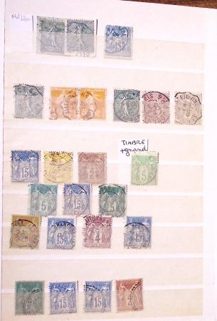 1849-1930, Très joli lot d'oblitérés de France, avec