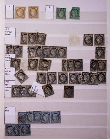 1849-1930, Très joli lot d'oblitérés de France, avec
