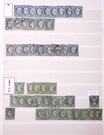 1849-1930, Très joli lot d'oblitérés de France, avec