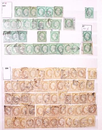 1849-1930, Très joli lot d'oblitérés de France, avec