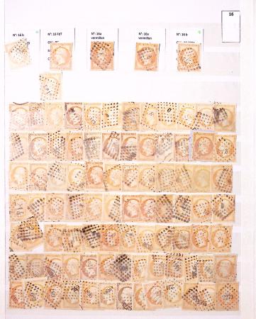 1849-1930, Très joli lot d'oblitérés de France, avec