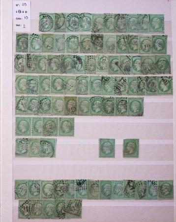 1849-1930, Très joli lot d'oblitérés de France, avec