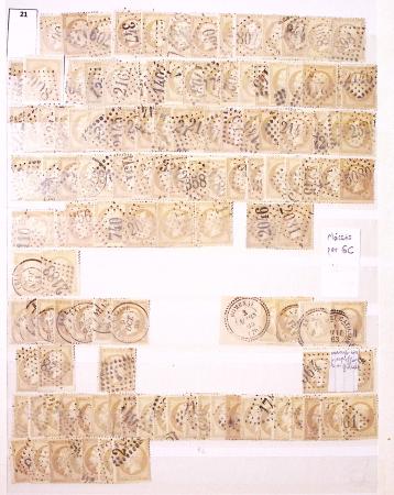 1849-1930, Très joli lot d'oblitérés de France, avec