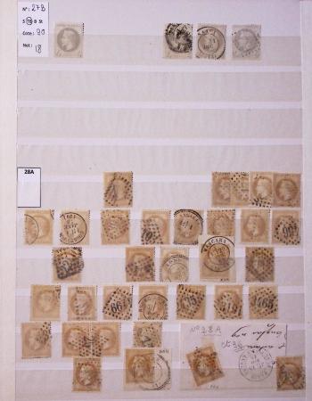 1849-1930, Très joli lot d'oblitérés de France, avec