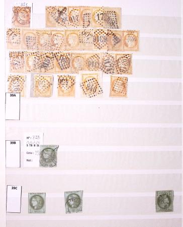 1849-1930, Très joli lot d'oblitérés de France, avec