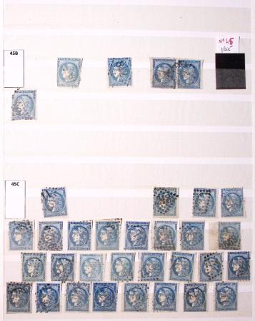 1849-1930, Très joli lot d'oblitérés de France, avec